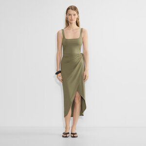 BNWT Aritzia Saturn Midi Dress in Sundried Olive